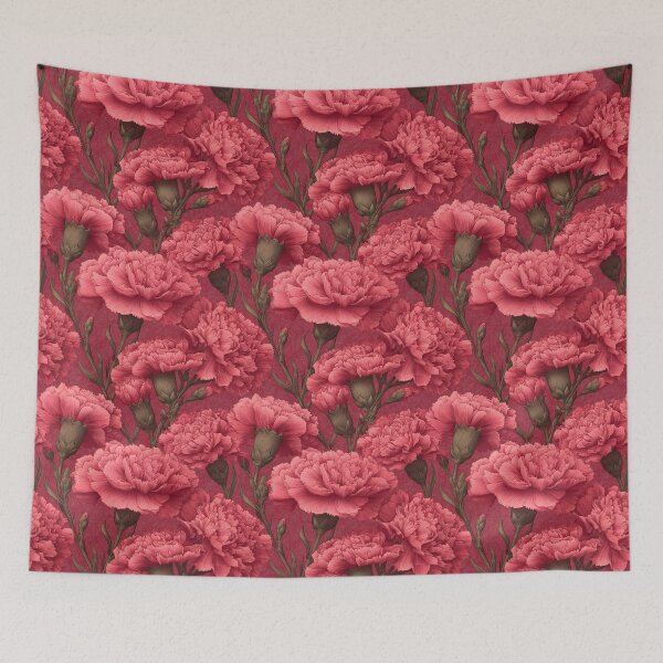 Item preview, Chic Blooming Carnations For Birthday Gift designed and sold by RoyalStarsPatts.