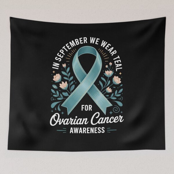 Item preview, Ovarian Cancer Quote In September We Wear Teal  designed and sold by Ledadi.