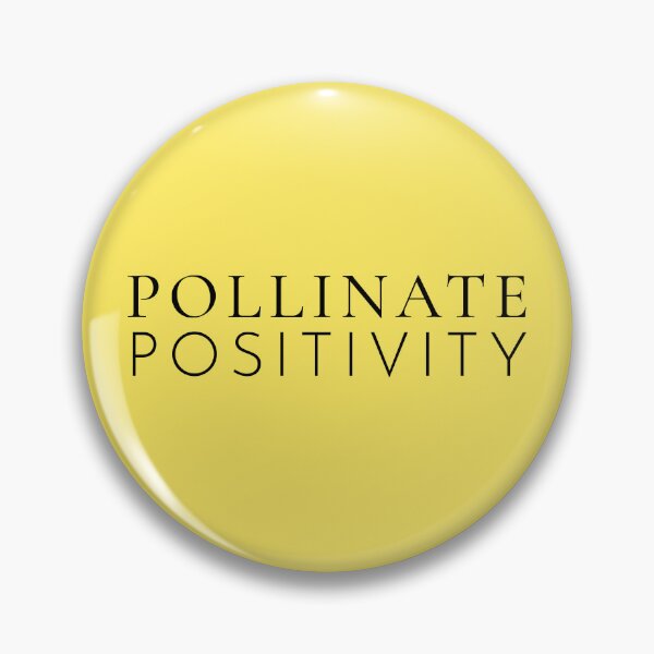 Item preview, Pollinate Positivity - Motivational Bee Quote Design designed and sold by Katherine Ann.