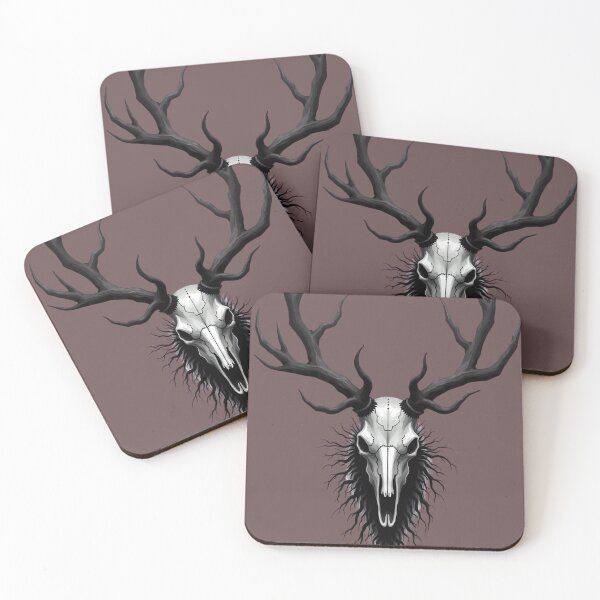 Item preview, Leshy Skull – Dark Forest Spirit Design designed and sold by OrbitTrend.