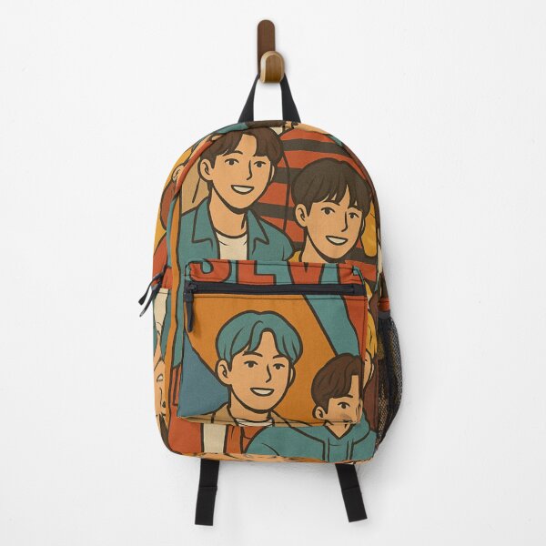 Item preview, Seventeen K-Pop | Retro Style Fan Art of All 13 Members designed and sold by Neon Seoul.