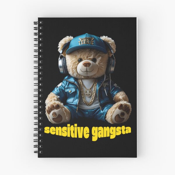 Item preview, Funny Meme Teddy Bear God Forbid I’m Sensitive Gangsta Vintage Christian Quote  designed and sold by Zayavca.