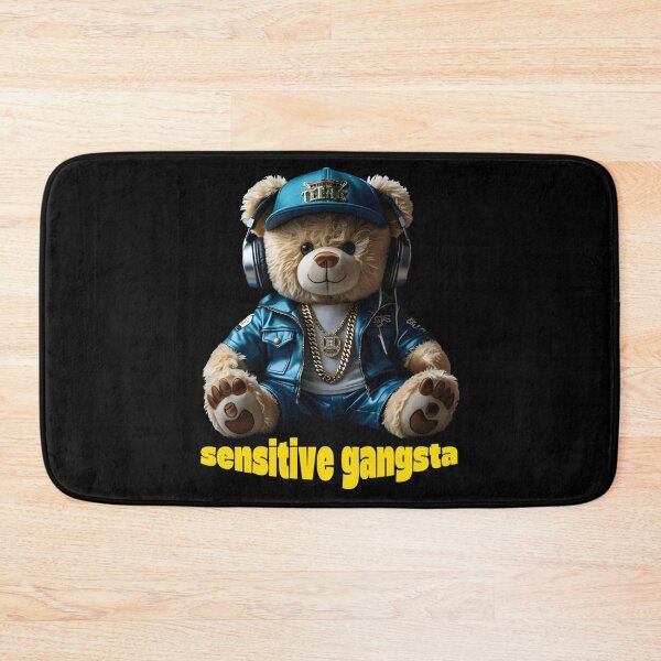 Item preview, Funny Meme Teddy Bear God Forbid I’m Sensitive Gangsta Vintage Christian Quote  designed and sold by Zayavca.