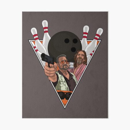 Lebowski – Bowling Art Board Print