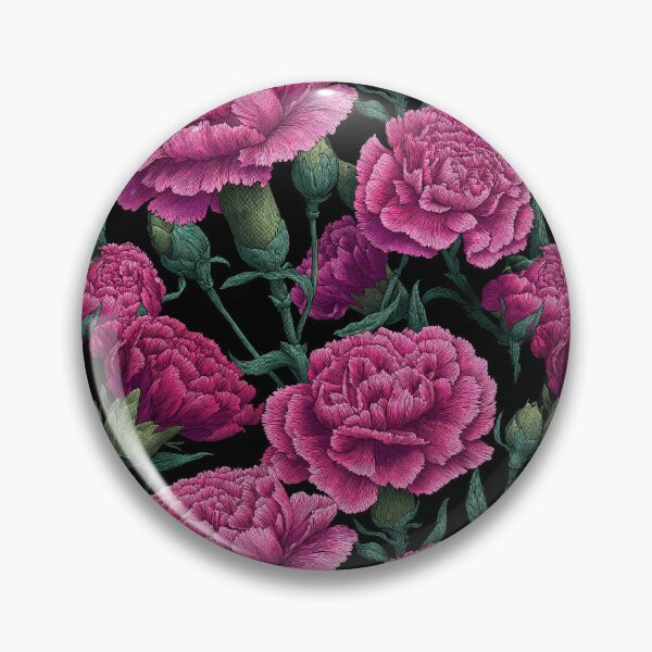 Item preview, Edgy Lush Carnations Print For Carnation Lovers designed and sold by RoyalStarsPatts.
