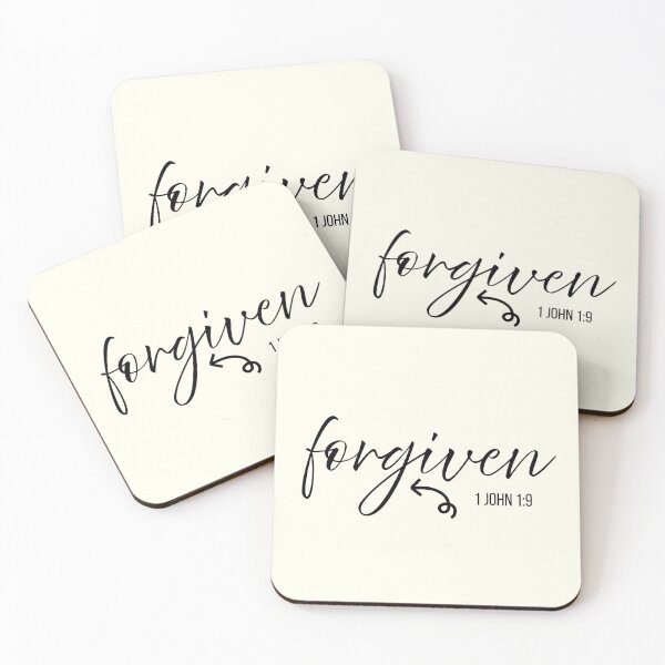 Item preview, “Forgiven” Inspired by 1 John 1:9 | Bible Verse | Inspirational | Series #2 designed and sold by JirehKollezion.