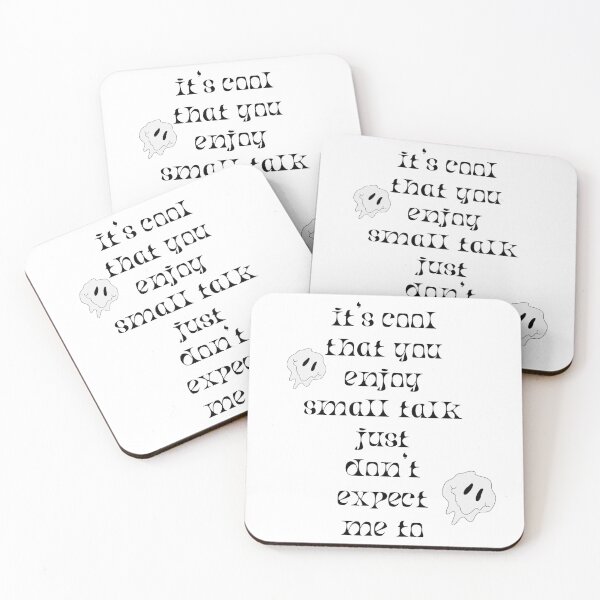 Item preview, Don't expect me to enjoy small talk designed and sold by tranquil-haven.