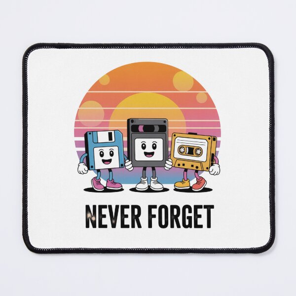 Item preview, Never Forget Retro Floppy VHS Cassette Design designed and sold by NavigatorStreet.