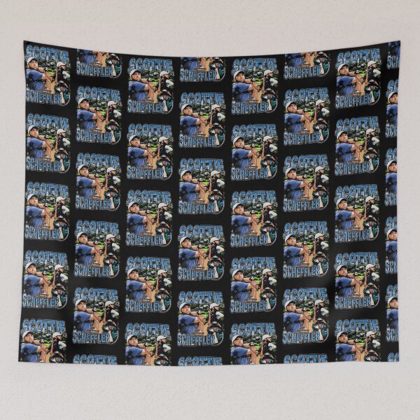 Item preview, Scottie Scheffler Vintage Collage  designed and sold by StoreVillaGiftt.