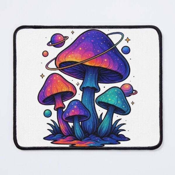 Item preview, Cosmic Mushrooms Psychedelic Space Mushroom Illustration Trippy Fantasy Art Shirts, Stickers designed and sold by EpiphanyArt28.