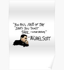 Michael Scott Quote Poster
