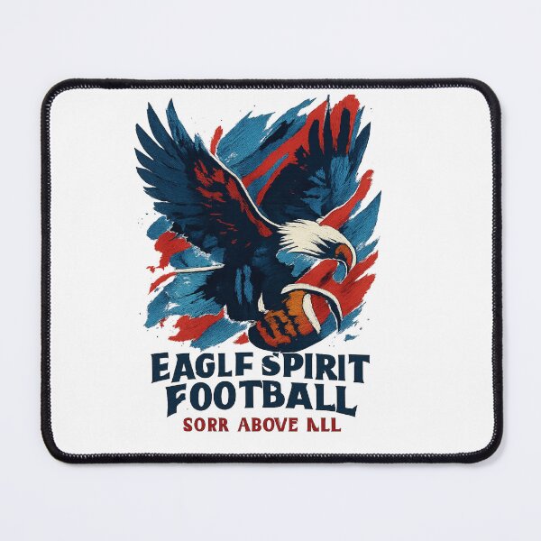 Item preview, Eagle Spirit Football Soar Above All Vintage designed and sold by Doodle Emporium.