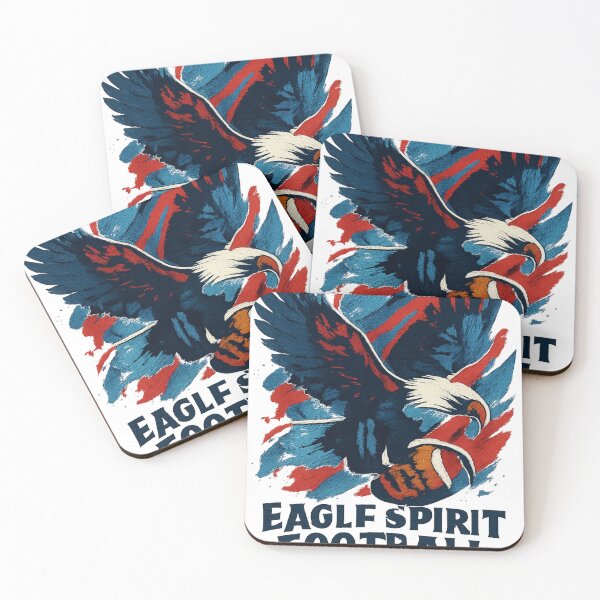 Item preview, Eagle Spirit Football Soar Above All Vintage designed and sold by Doodle Emporium.