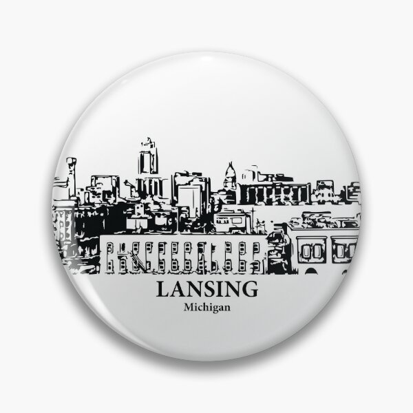 Item preview, Lansing - Michigan designed and sold by Lakeric Cityscapes.