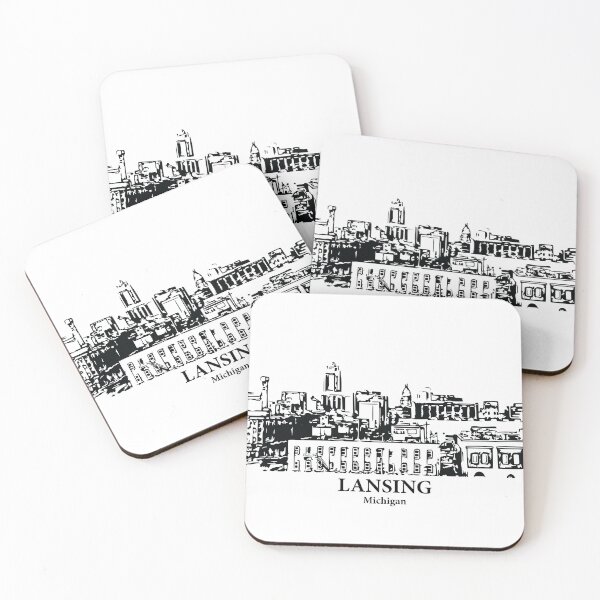 Item preview, Lansing - Michigan designed and sold by Lakeric Cityscapes.