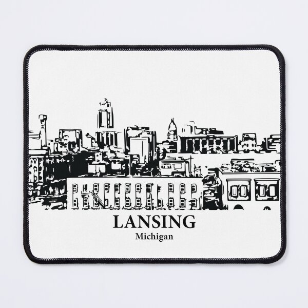Item preview, Lansing - Michigan designed and sold by Lakeric Cityscapes.