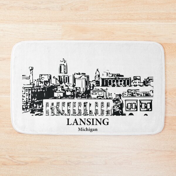 Item preview, Lansing - Michigan designed and sold by Lakeric Cityscapes.