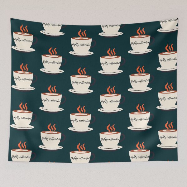 Item preview, Highly Caffeinated - Coffe Lover Boxy designed and sold by btuians.