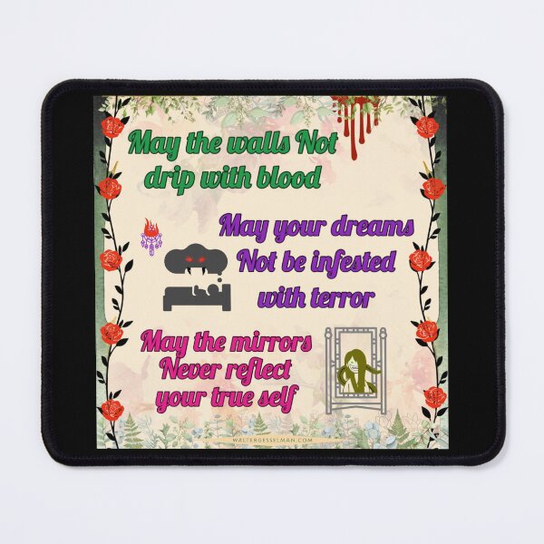 Item preview, A horror home sweet home - May the walls not drip with blood  designed and sold by Walter G. Esselman.