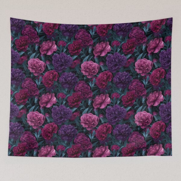 Item preview, Chic Blooming Carnations Texture For Housewarming designed and sold by RoyalStarsPatts.