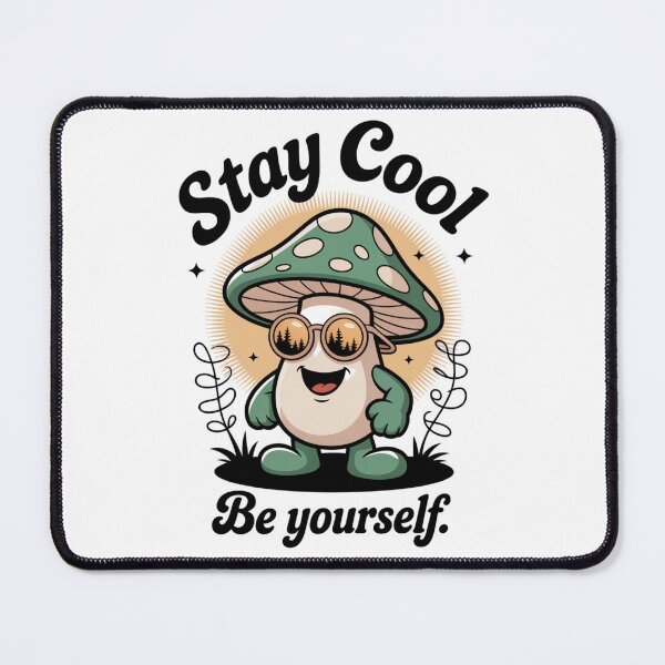 Item preview, Stay Cool Retro Cartoon Mushroom Design designed and sold by NavigatorStreet.