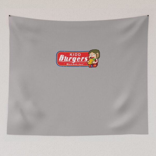 Item preview, Alex-Kidd-Burgers-Tshirt designed and sold by EstelleGaylorda.