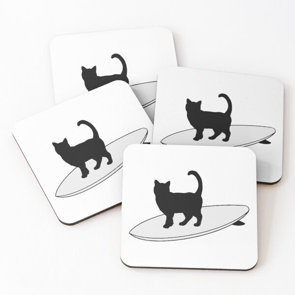 Item preview, Surfing Cat designed and sold by Animals-by-JB.