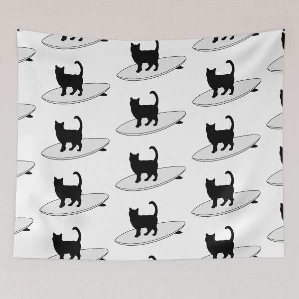 Item preview, Surfing Cat designed and sold by Animals-by-JB.