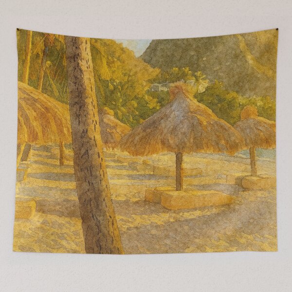 Item preview, Golden Hour at a St. Lucian Beach Resort designed and sold by Moments Abroad.