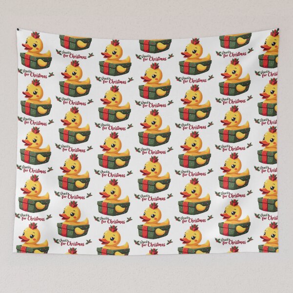Item preview, Quack’n for Christmas Cute Festive Present Duck Design designed and sold by TeeTimeTreasure.