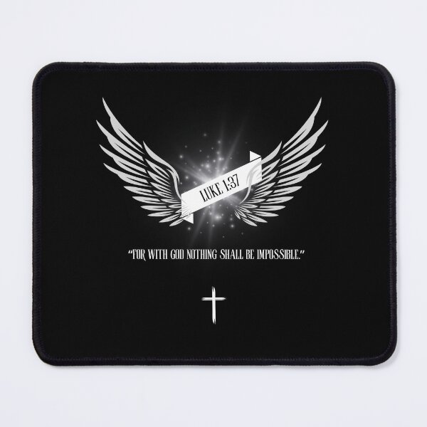Item preview, Luke 1:37 designed and sold by whatthefoxsays.
