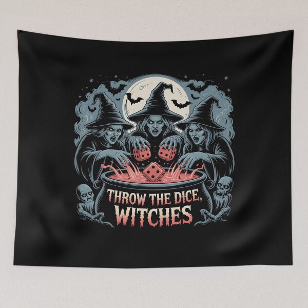 Item preview, Throw The Dice Witches Halloween Bunco Game designed and sold by UrbanHowlz.
