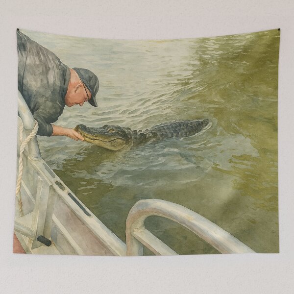 Item preview, Human & Nature Connect – Communing with Alligators in Louisiana designed and sold by Moments Abroad.
