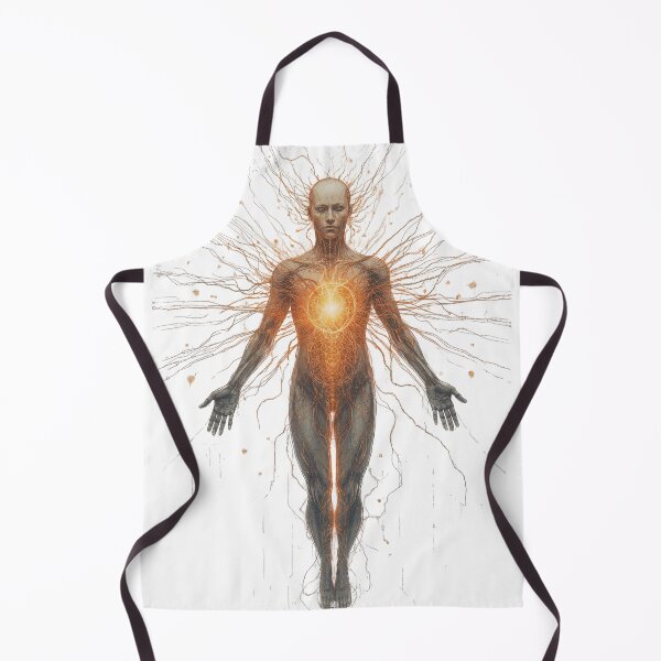 Item preview, Human & AI Symbiosis – Hand-Drawn Sketch Futuristic Art designed and sold by Jennah.