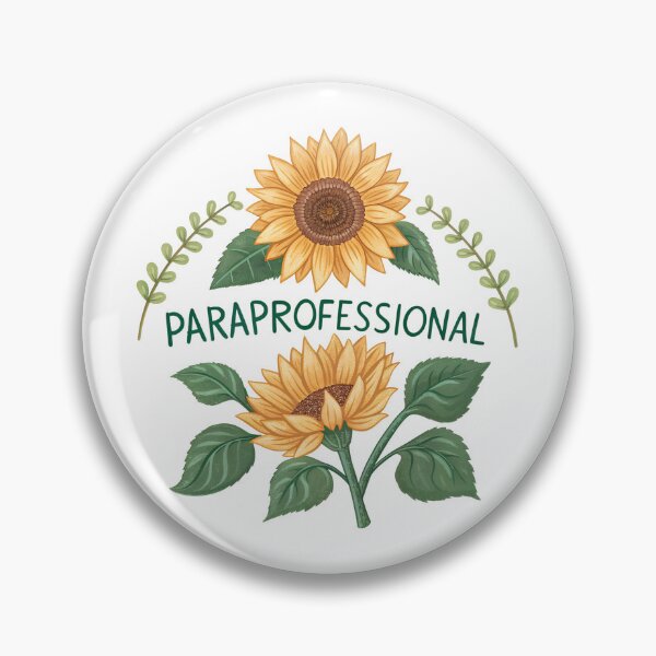 Item preview, Paraprofessional Sunflower Design – Bright Teacher Appreciation Gift designed and sold by VividOrganica.