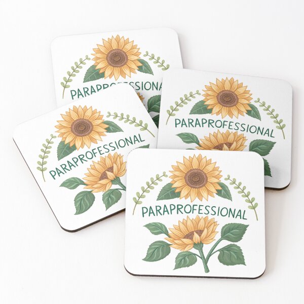 Item preview, Paraprofessional Sunflower Design – Bright Teacher Appreciation Gift designed and sold by VividOrganica.