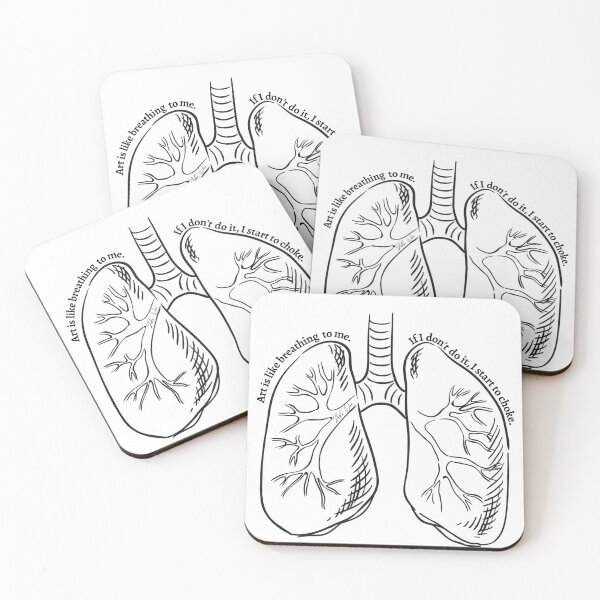 Item preview, Art is Like Breathing designed and sold by Luka-and-Lux-Co.
