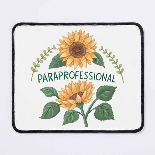 Item preview, Paraprofessional Sunflower Design – Bright Teacher Appreciation Gift designed and sold by VividOrganica.