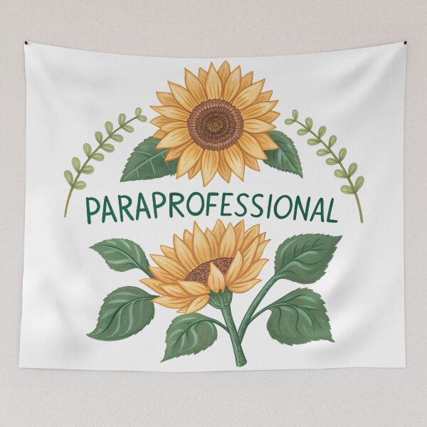 Item preview, Paraprofessional Sunflower Design – Bright Teacher Appreciation Gift designed and sold by VividOrganica.
