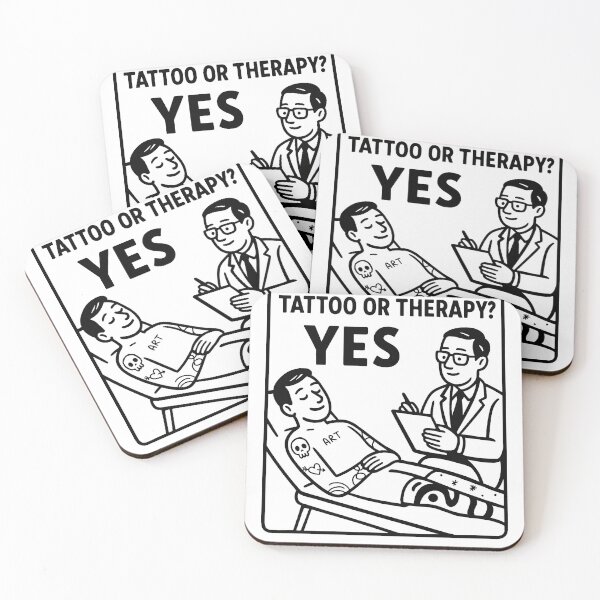 Item preview, Tattoo Therapy Funny Art designed and sold by SugarNoir.