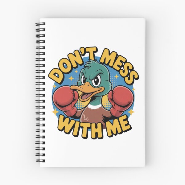 Item preview, Don’t Mess With Me Cartoon Duck Boxing Design designed and sold by NavigatorStreet.