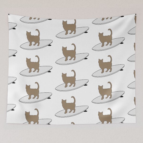 Item preview, Surfing Cat designed and sold by Animals-by-JB.