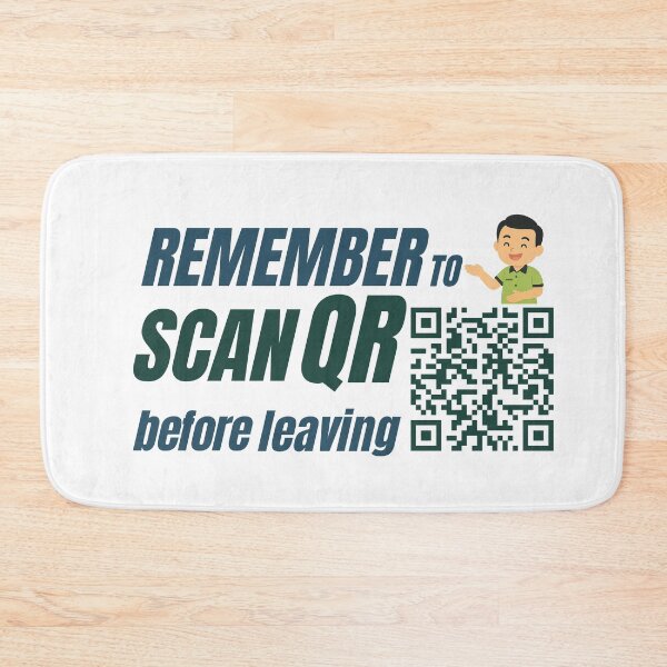 Item preview, Remember to Scan QR Sticker | Simple Reminder Decal | Essential Note designed and sold by latestmerchshop.