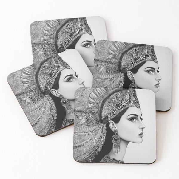 Item preview, An Amazing design of queen Cleopatra in monochrome colors. designed and sold by HEMRO.