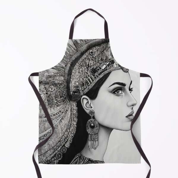 Item preview, An Amazing design of queen Cleopatra in monochrome colors. designed and sold by HEMRO.