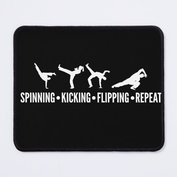 Item preview, Spinning, Kicking, Flipping, Repeat designed and sold by patricke116.