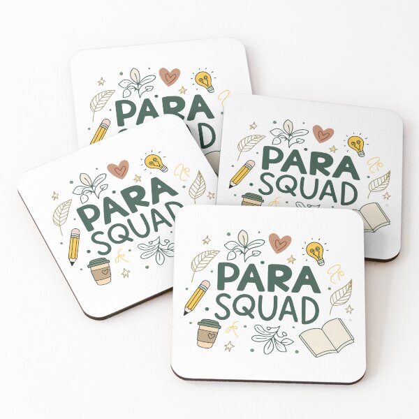 Item preview, Para Squad Typography Design – Modern Paraprofessional Team Artwork designed and sold by VividOrganica.