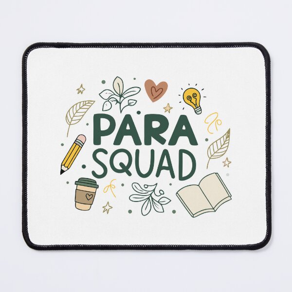 Item preview, Para Squad Typography Design – Modern Paraprofessional Team Artwork designed and sold by VividOrganica.