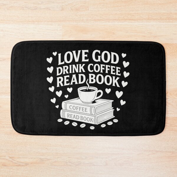 Item preview, Love God Drink Coffee Read Books Vintage Christian Design designed and sold by flagylART.