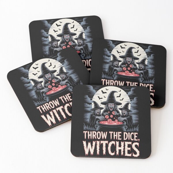 Item preview, Throw The Dice Witches Halloween Bunco Game designed and sold by UrbanHowlz.